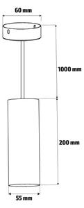 Lustră pe cablu Brilagi SELE 1xGU10/30W/230V alb/bej