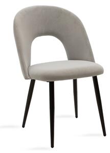 Scaun Bucatarie/Dining Hannah Catifea Gri