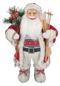 Decorațiune Santa Claus roșu-alb 80cm