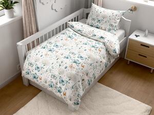 Lenjerie de pat din bumbac pentru patut Renforce ELIVINE alb Dimensiune lenjerie de pat: 45 x 65 cm | 90 x 135 cm