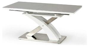 Masa extensibila SANDOR 2, alb/crom, 160/220x90x78 cm