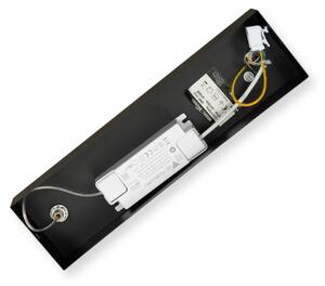 Brilagi - Lustră LED suspendată pe cablu DNA, 41 W, 230 V, 4100 K, negru