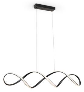 Brilagi - Lustră LED suspendată pe cablu DNA, 41 W, 230 V, 4100 K, negru