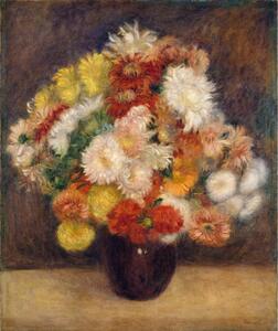 Reproducere tablou Auguste Renoir - Bouquet of Chrysanthemums, 55 x 70 cm
