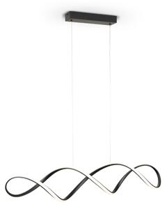 Brilagi - Lustră LED suspendată pe cablu DNA, 41 W, 230 V, 4100 K, negru