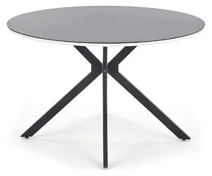 Masa AVELAR, negru, 120x120x76 cm
