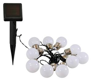 Șir decorativ solar LED 3,8 m, 1,2V 300 mAh, IP44