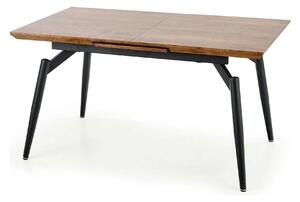 Masa extensibila CAMBELL, negru/stejar, 140/180x80x74 cm