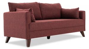 Canapea Extensibilă cu 3 Locuri Bella Sofa Bed, Rosu