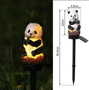 Lampa solara pentru gradina, urs Panda 42 cm