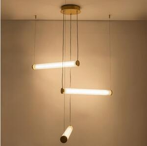 Zuma Line 1234 - Lustru LED dimabil pe cablu COMO LED/64W/230V 2700-6500K auriu + telecomandă