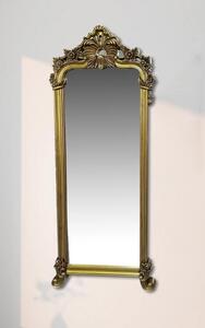 Oglindă decorativa de perete, cu ramă auriu antic, 69x168 cm