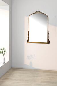 Oglindă decorativa de perete, cu ramă auriu antic, 60x80 cm