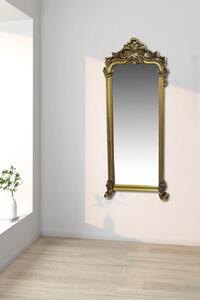 Oglindă decorativa de perete, cu ramă auriu antic, 69x168 cm