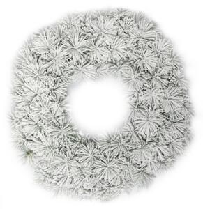 Coroniță Crăciun albă - Pin 60cm