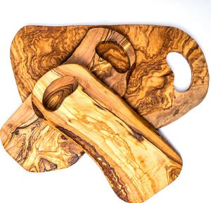 Tocator Toscana din lemn de maslin 55 cm