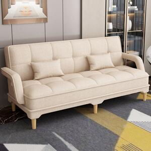 Canapea Clara 200x78x62 cm Rabatabila Stofa Crem CREM