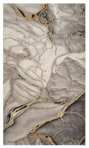 Covor Modern Living , Dormitor Dreptunghiular Marmara T156A Gri Gold (Alege dimensiunea: 100X200 cm)
