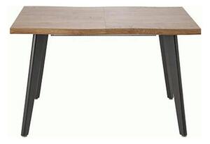 Masa extensibila bucatarie DICKSON, stejar miere/negru, 150/210x90x75
