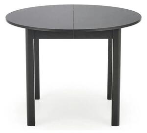 Masa extensibila RINGO, negru, PAL furniruit, 102/142x102x76 cm