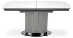 Masa extensibila DANCAN, alb/gri, 160-220x90x76 cm