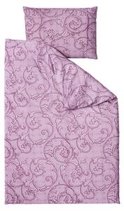 Lenjerie de pat din bumbac Culoare violet, LUSIA Dimensiune lenjerie de pat: 2 buc 70 x 90 cm | 200 x 220 cm