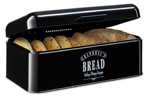 Klarstein Delaware, cutie pentru pâine, metal, 42 x 16 x 24,5 cm, capac cu balamale, găuri de ventilație