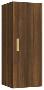 Dulap de perete, stejar maro, 34,5x34x90 cm, lemn compozit