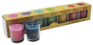 Set lumânări aromate Arome Balanced Chakra, 7 buc