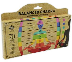 Set bețișoare parfumaArome Balanced Chakra, 7 buc