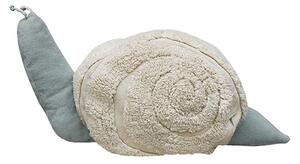 Puf de copii verde deschis/crem Mr. Snail – Lorena Canals
