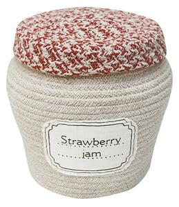 Coș de jucării pentru copii crem din material textil ø 20x23 cm Jam Jar – Lorena Canals