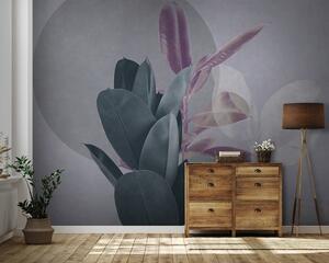 Fototapet Frunziș elegant cu tonuri de culoare moi, Fototapet frunze palmier, Fototapet populare, u71334v3 - Tapeko.ro