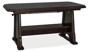 Masa extensibila BEATA, wenge, PAL/lemn, 130/170x67x60/77 cm
