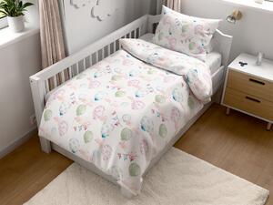 Lenjerie de pat din bumbac pentru patut Renforce BALUNEA albă Dimensiune lenjerie de pat: 45 x 65 cm | 90 x 135 cm