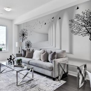 Tapet Adâncime și lumină, Fototapet alb-negru, u37803d2 : Uwalls.ro