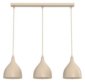 Lustră cu cablu NOAK CLASSIC 3xE27/15W/230V bej