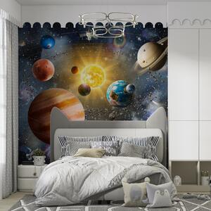Tapet Fascinant spațiu, sistem solar, Fototapet Designer, u97222d1 : Uwalls.ro