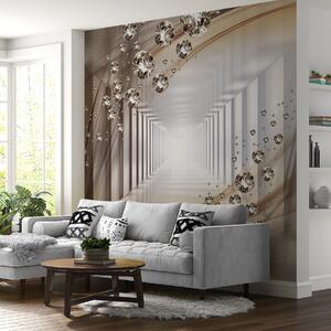 Tapet Tunel Rhinestone, Fototapet 3D, Fototapet 3D Tunnel, u79958d1 : Uwalls.ro
