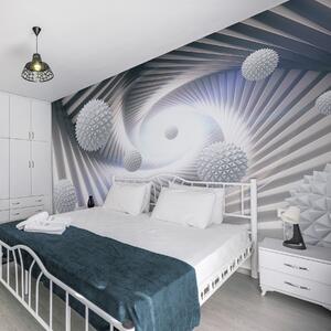 Tapet tunel 3D și sfere, Fototapet 3D, u03120d2 : Uwalls.ro