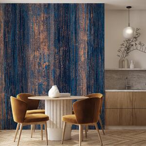 Tapet Brown și albastru perete vechi, Fototapet Textură, Fototapet Copac, u59478d1 : Uwalls.ro
