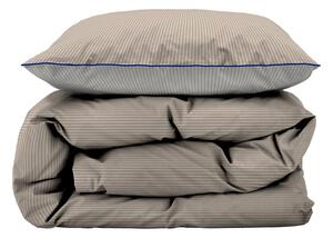 Lenjerie de pat bej din bumbac organic pentru pat de o persoană 140x200 cm Frame – Södahl