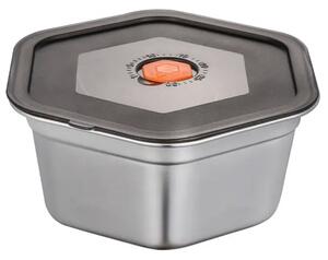 Tava gastronorm Pufo Chef din inox cu capac etans pentru depozitare alimente, ideal pentru catering, restaurante, fast food, capacitate 2 L