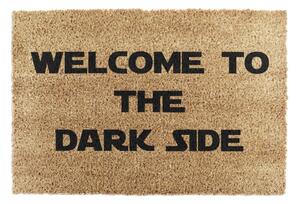 Covoraș de intrare din fibre de nucă de cocos 40x60 cm Welcome to the Darkside – Artsy Doormats