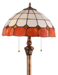 Brilagi - Lampă de podea Tiffany SIENNA cu vitralii 2xE27/60W/230V