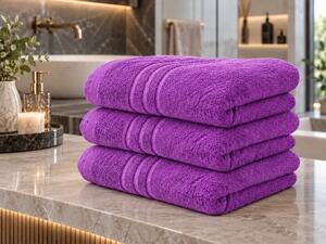 Prosop CONFORT Maxi 100x180 cm mov, 100% bumbac