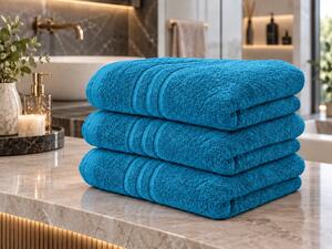 Prosop CONFORT Maxi 100x180 cm azuro, 100% bumbac