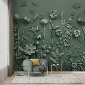 Tapet Câmp flori 3D, Fototapet 3D, Fototapet 3D Flori, w07869v2 : Uwalls.ro