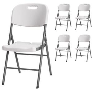Set scaune de catering pentru gradina pliabil puternic x4