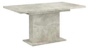 Masa extensibila BOBA, gri beton, DTD laminat, 160/200x90x77 cm